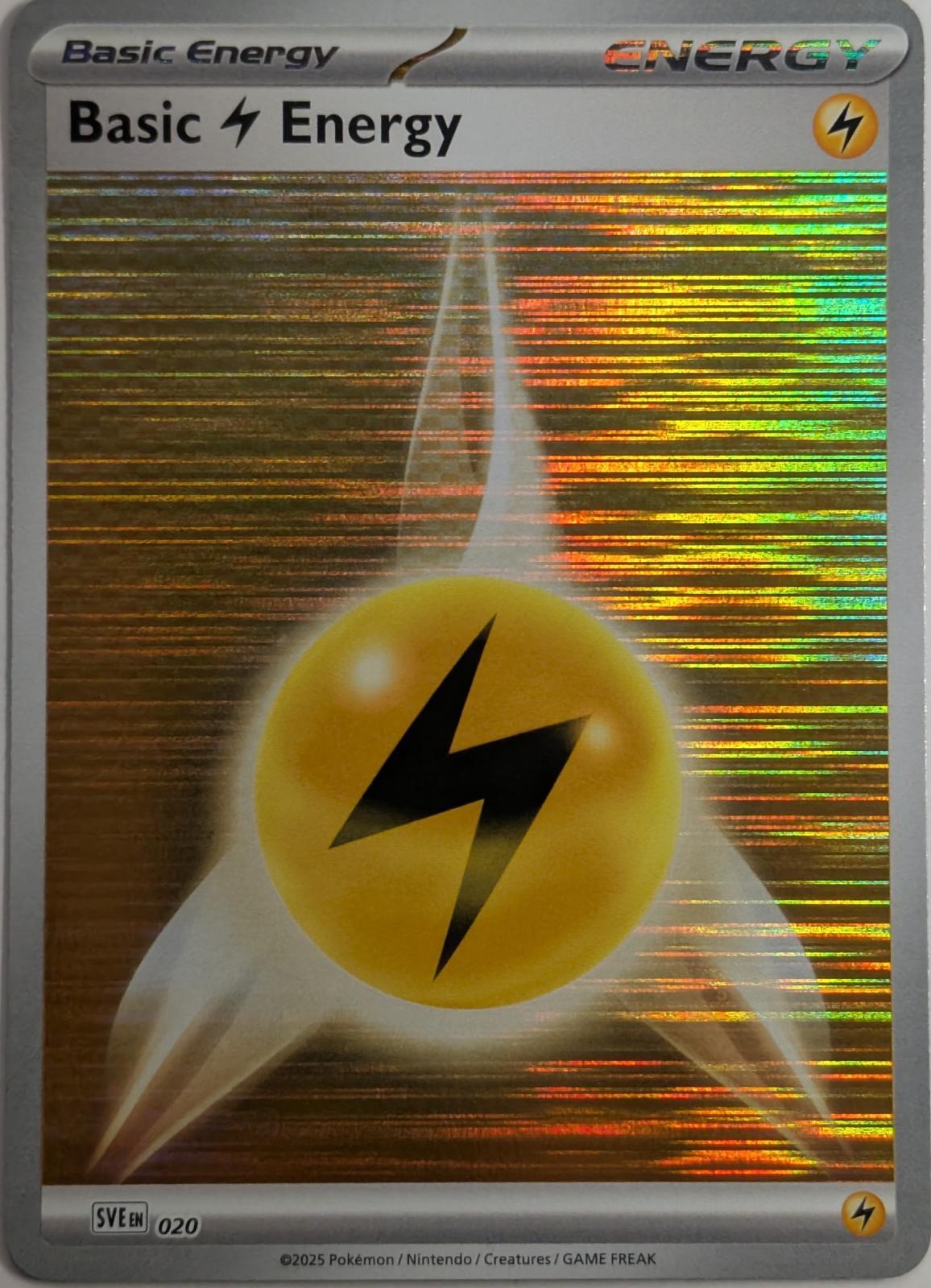 Lightning Energy - 020 (Black Bolt & White Flare)