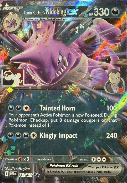 Team Rocket's Nidoking ex - 119/182