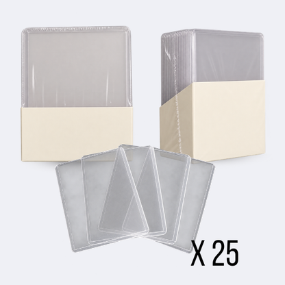 Top Loaders Standard x25 en presentación Deck Shield Select