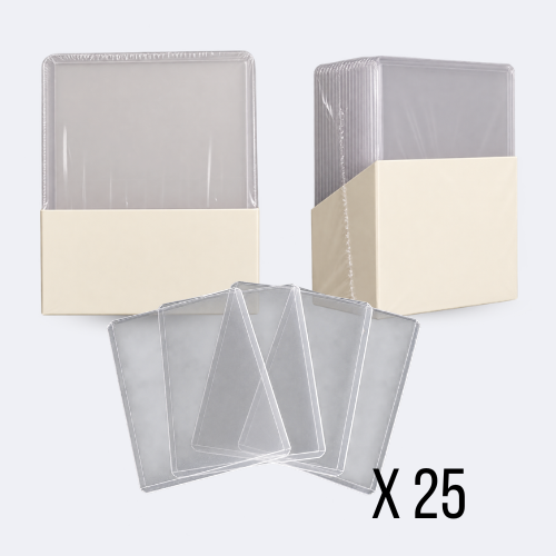 Top Loaders Standard x25 en presentación Deck Shield Select