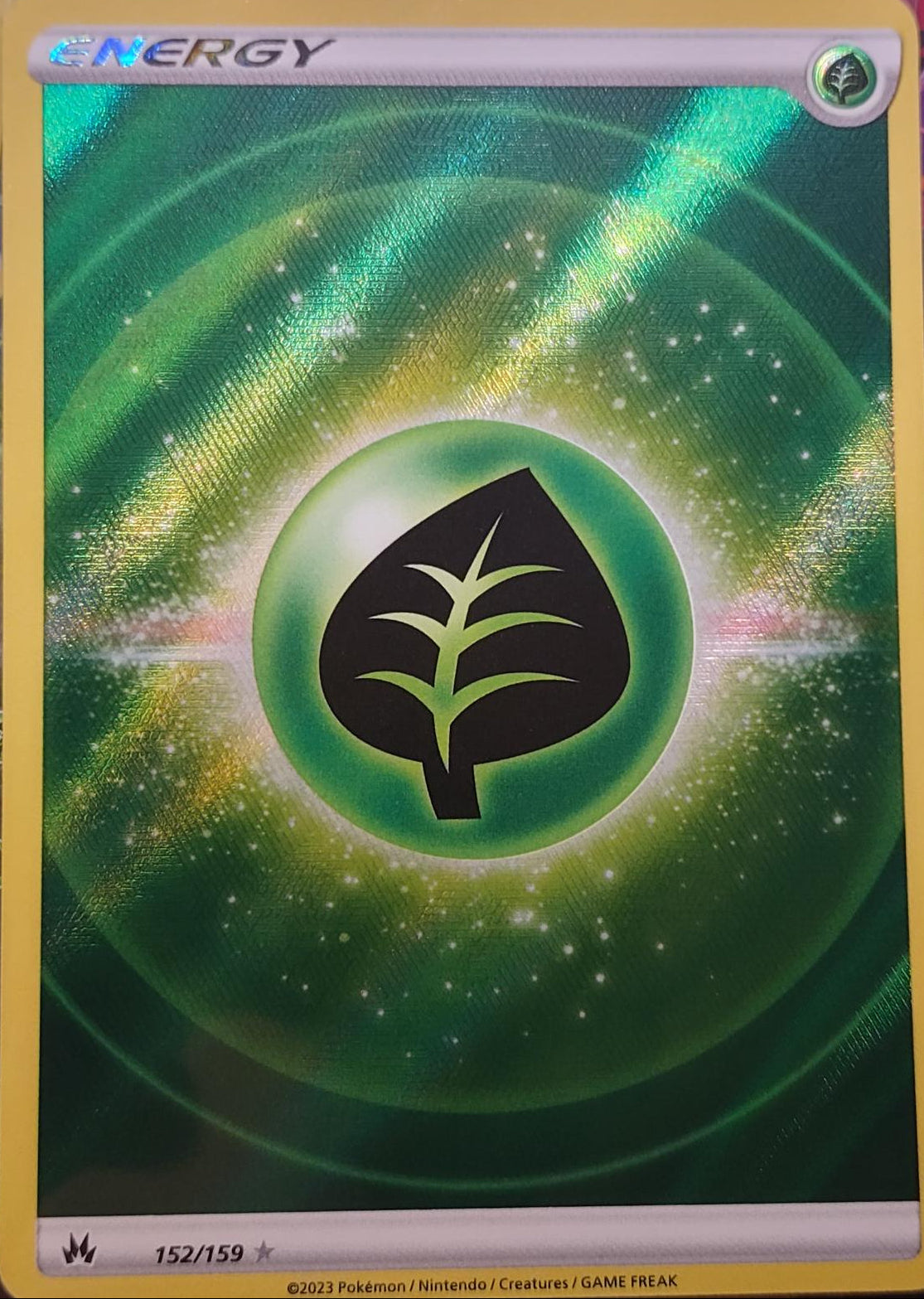 Grass Energy (Pokeball Texture Full Art) - 152/159