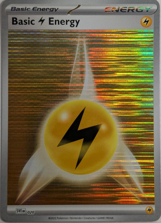 Lightning Energy - 020 (Black Bolt & White Flare)
