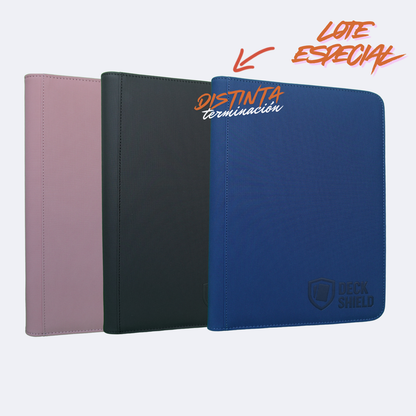 Lote Especial - Carpeta para 576 cartas | 9 bolsillos por cara, 32 páginas