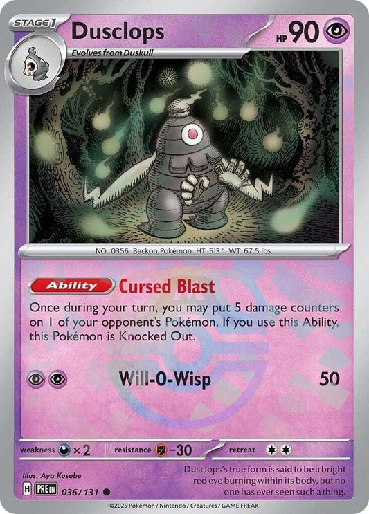 Dusclops (Master Ball Pattern) - 036/131