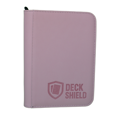 Carpeta Deck Shield para cartas TCG color rosada capacidad 256 cartas