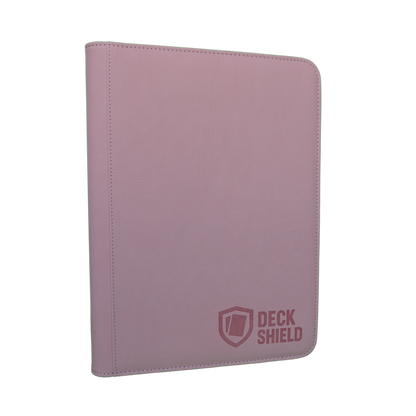 Carpeta Deck Shield para cartas TCG color rosada capacidad 576 cartas