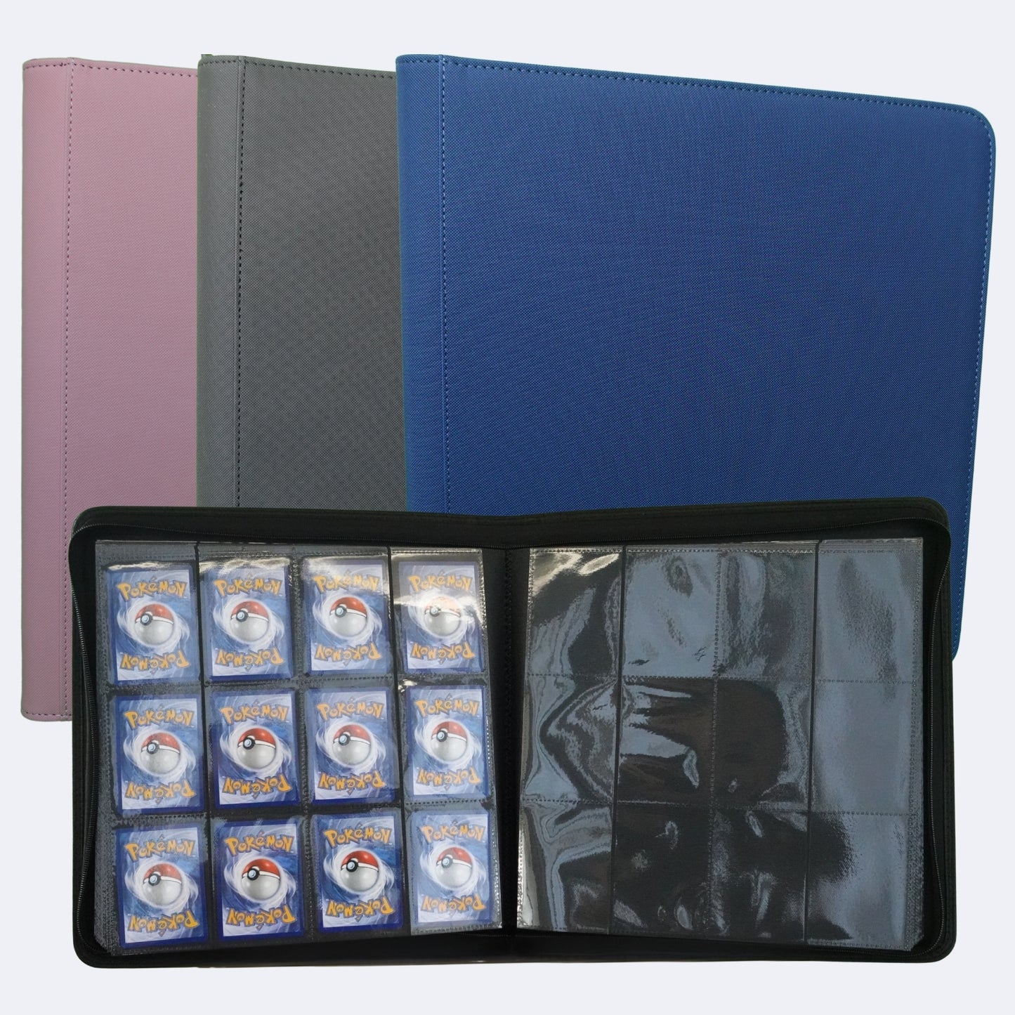 Interior de carpeta Deck Shield 768 cartas con bolsillos para cartas Pokémon con fundas